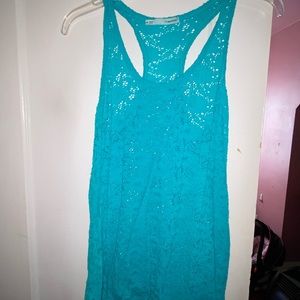 Maurice’s Blue Lace Tank Top